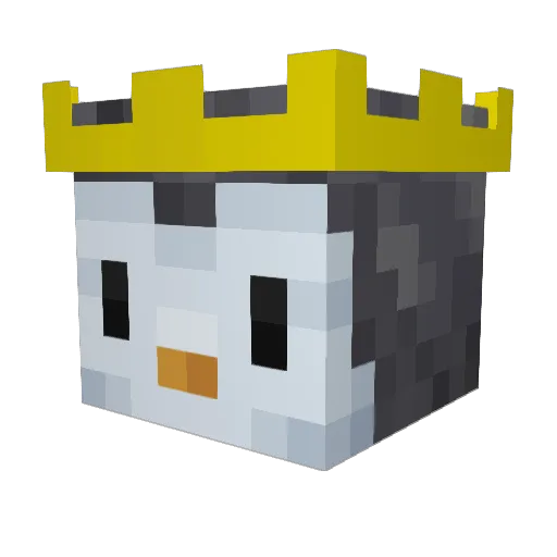 SpicySeamus Minecraft avatar head, 3D render
