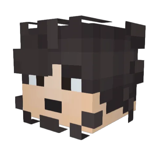 Spicy_Al Minecraft avatar head, 3D render
