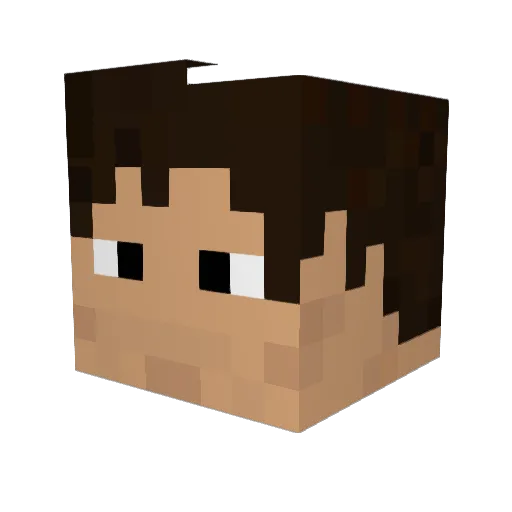 Spicy_Dan Minecraft avatar head, 3D render
