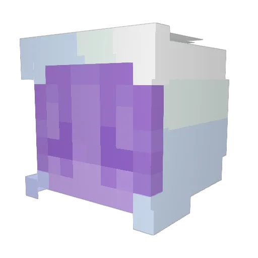 Spicykitcat Minecraft avatar head, 3D render