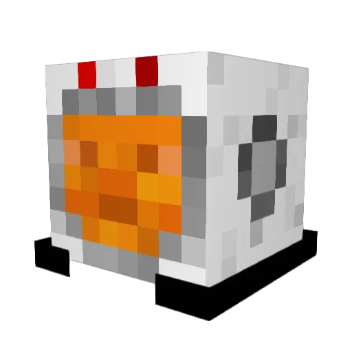 Spicyrocket23 Minecraft avatar head, 3D render