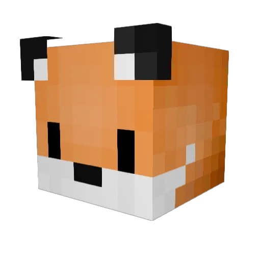 Spicyshotz Minecraft avatar head, 3D render