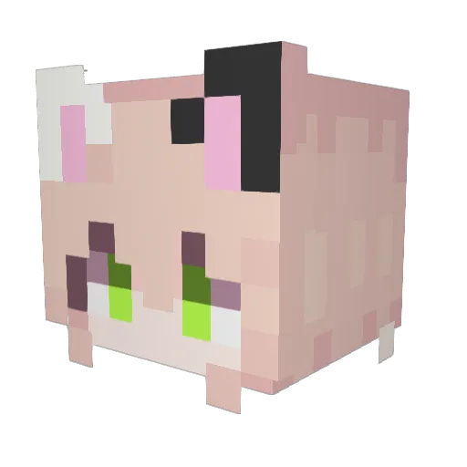 Spid33rm4n Minecraft avatar head, 3D render