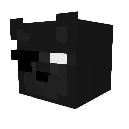 Spid3rDMC Minecraft avatar head, 3D render
