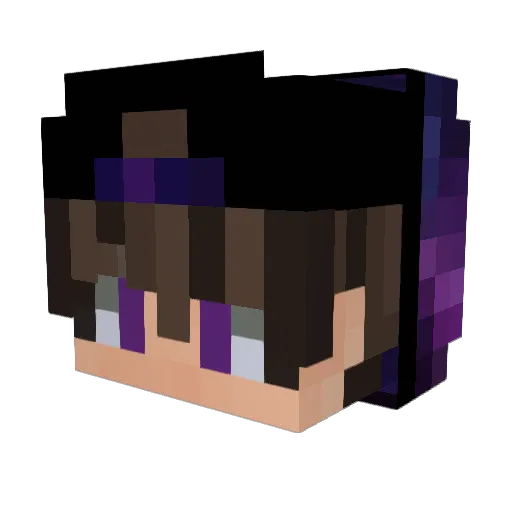 SpideR_SA Minecraft avatar head, 3D render