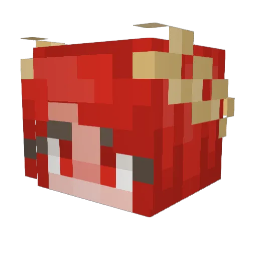 Spider112214 Minecraft avatar head, 3D render