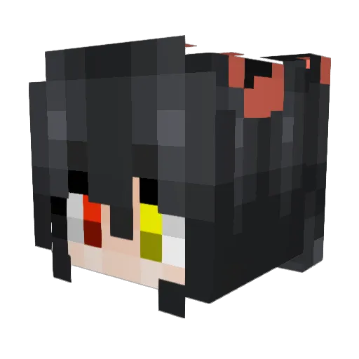 Spider95 Minecraft avatar head, 3D render