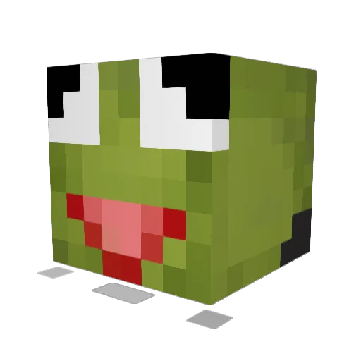 SpiderAnt007 Minecraft avatar head, 3D render