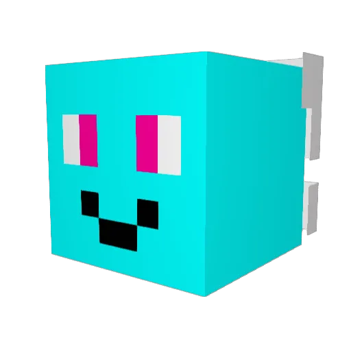 SpiderBuh Minecraft avatar head, 3D render
