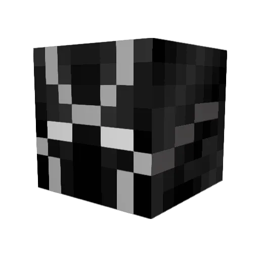 SpiderEm14 Minecraft avatar head, 3D render
