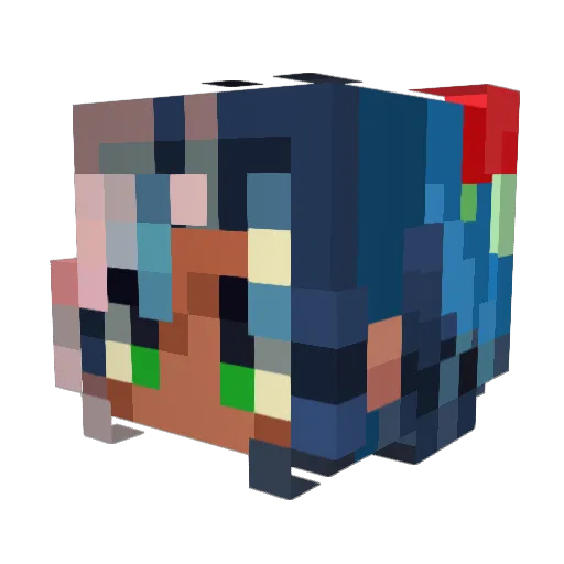 SpiderGhoul625 Minecraft avatar head, 3D render