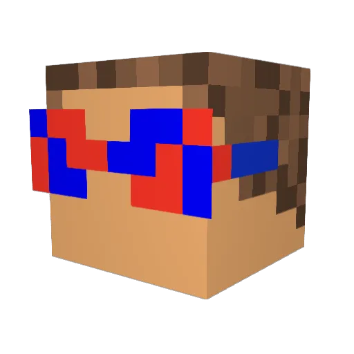 Minecraft-Avatar von SpiderMan24: Kopf als 3D-Render