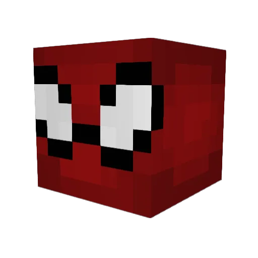 SpiderMan2666 Minecraft avatar head, 3D render