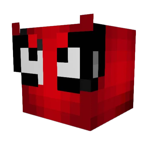 SpiderMaste Minecraft avatar head, 3D render