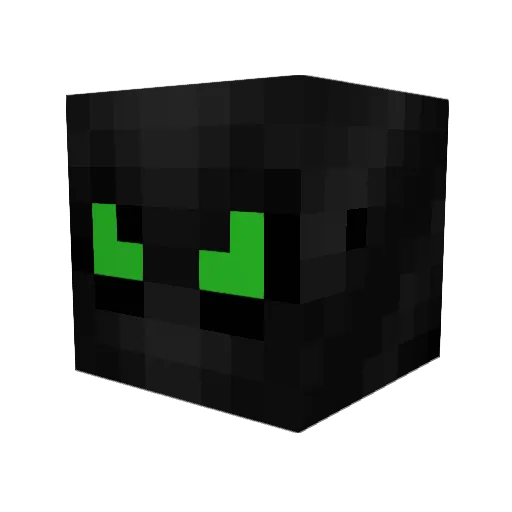 SpiderWraith Minecraft avatar head, 3D render