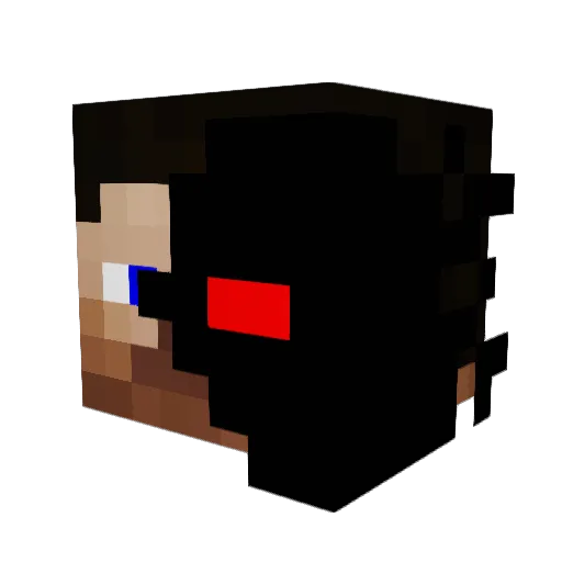 Spider_Killer333 Minecraft avatar head, 3D render
