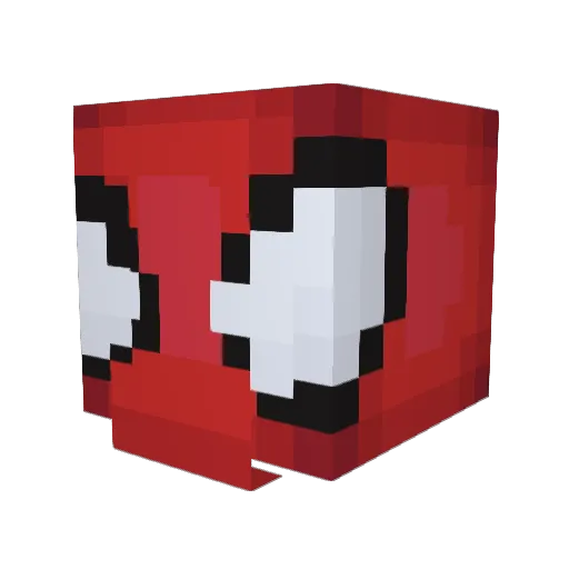 Spider_Man_214 Minecraft avatar head, 3D render