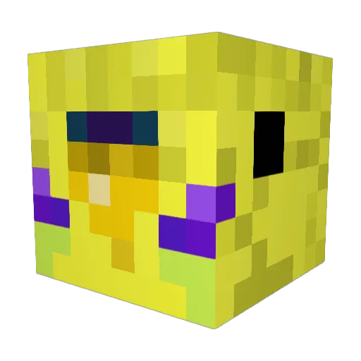 Spider_Plant Minecraft avatar head, 3D render