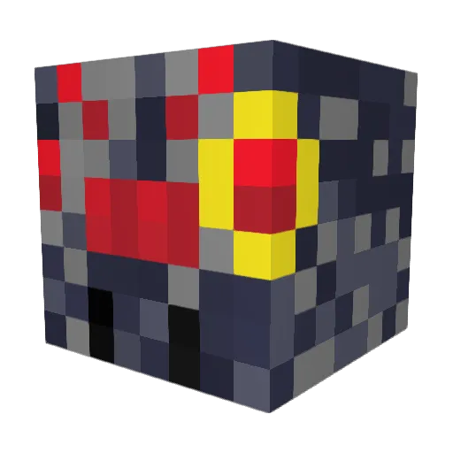 Spideraru5 Minecraft avatar head, 3D render