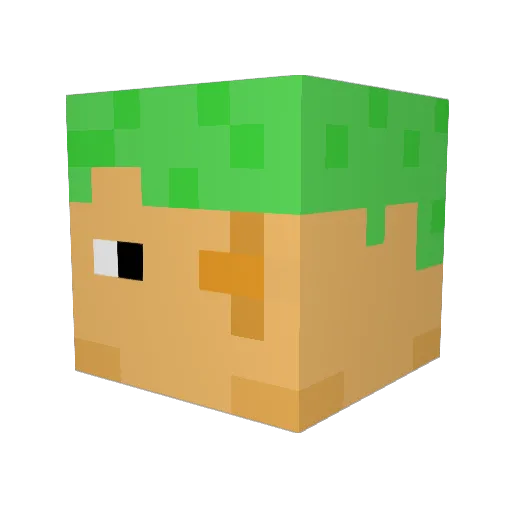SpiderboyPT Minecraft avatar head, 3D render