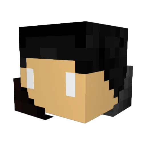 Spiderboy_17 Minecraft avatar head, 3D render