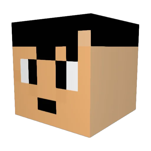Spiderfaby12 Minecraft avatar head, 3D render