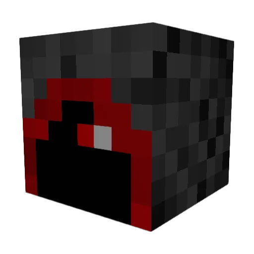 Spiderfreak Minecraft avatar head, 3D render