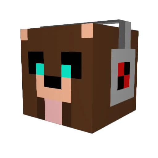 Spiderman1169 Minecraft avatar head, 3D render
