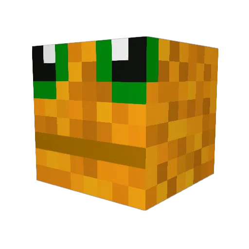 Spidermander Minecraft avatar head, 3D render