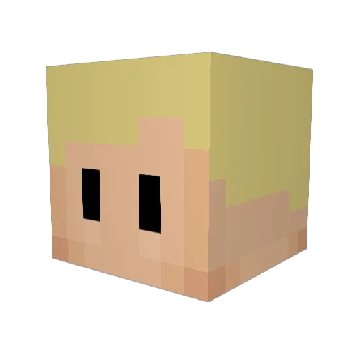Spideronedonut Minecraft avatar head, 3D render