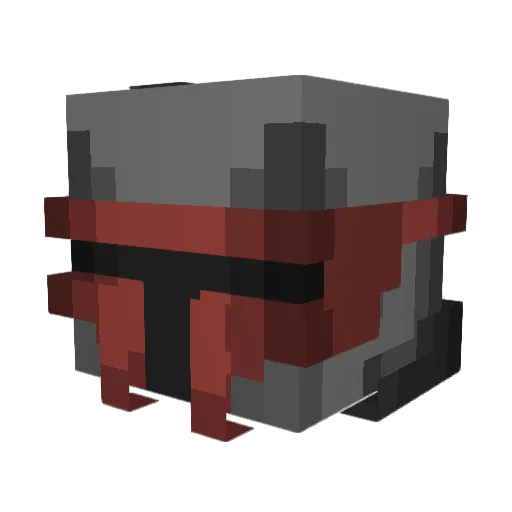Spideroo Minecraft avatar head, 3D render