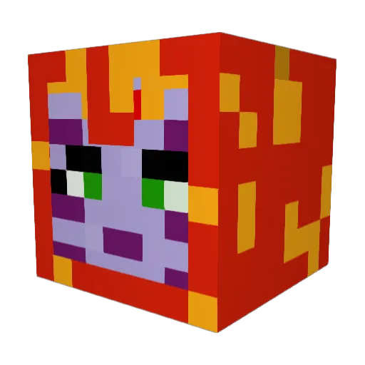 Spiderwing3 Minecraft avatar head, 3D render