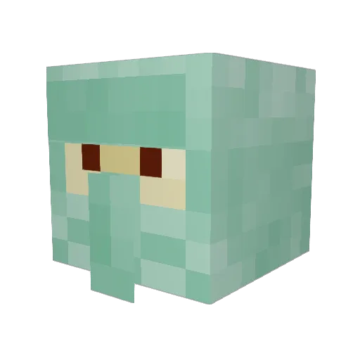 Spidey0623 Minecraft avatar head, 3D render