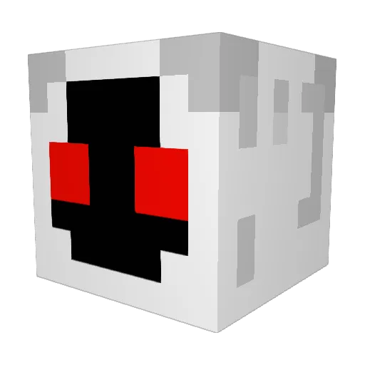 Spidey400 Minecraft avatar head, 3D render