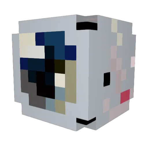 Spidey500500 Minecraft avatar head, 3D render