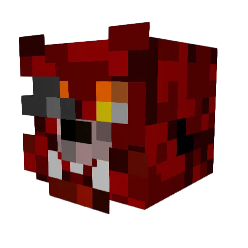 SpideyPro8 Minecraft avatar head, 3D render