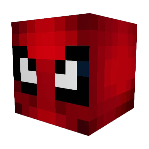 Spidey_bruh Minecraft avatar head, 3D render