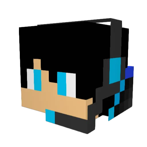 Spideyliam24 Minecraft avatar head, 3D render