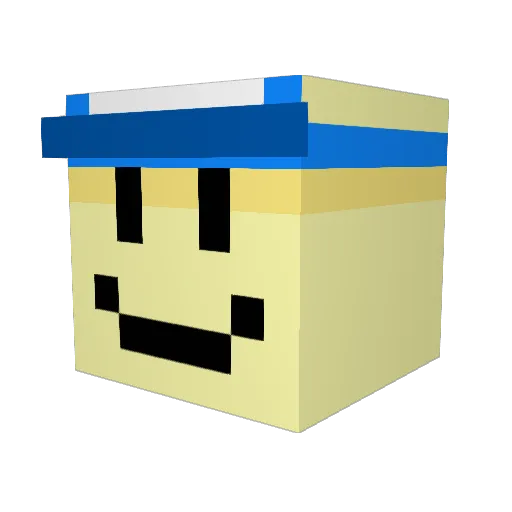 Spidor424 Minecraft avatar head, 3D render
