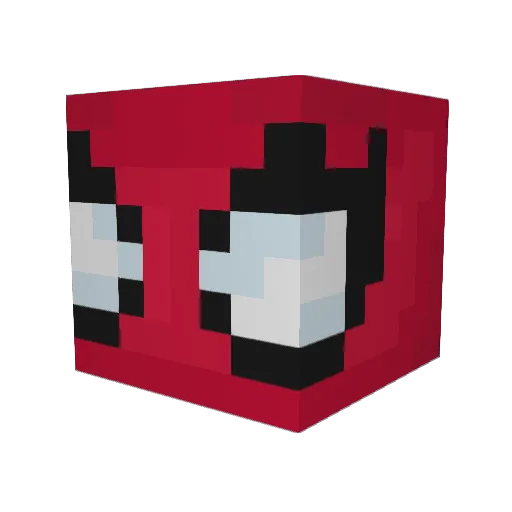 Spidor_Men Minecraft avatar head, 3D render