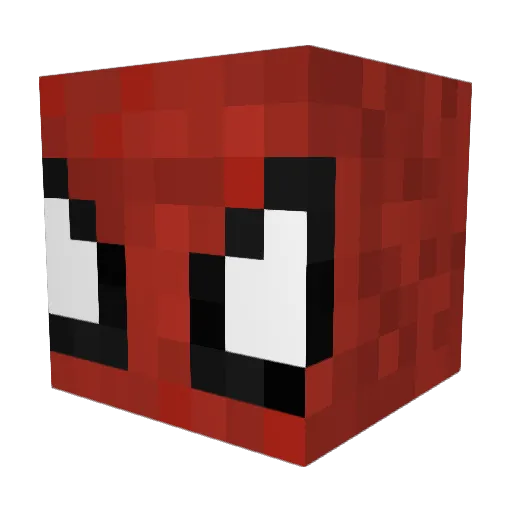 Spidy_Boss Minecraft avatar head, 3D render