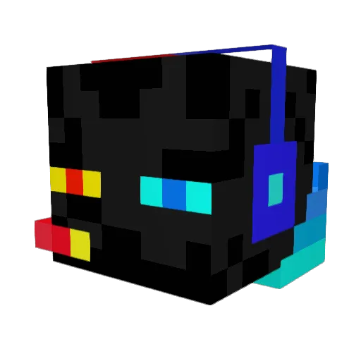 SpielSpie Minecraft avatar head, 3D render