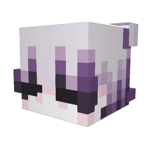 Spielberg Minecraft avatar head, 3D render
