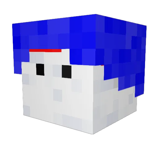Spieler_99 Minecraft avatar head, 3D render