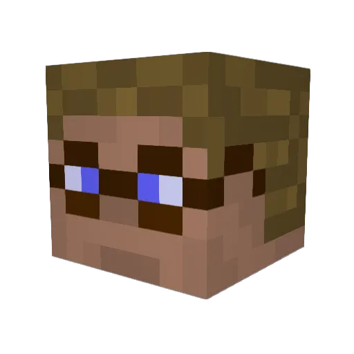 Spif8 Minecraft avatar head, 3D render