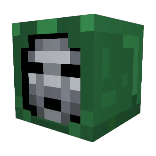 Spiff_Malone Minecraft avatar head, 3D render