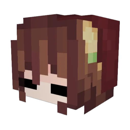 Spiffity Minecraft avatar head, 3D render