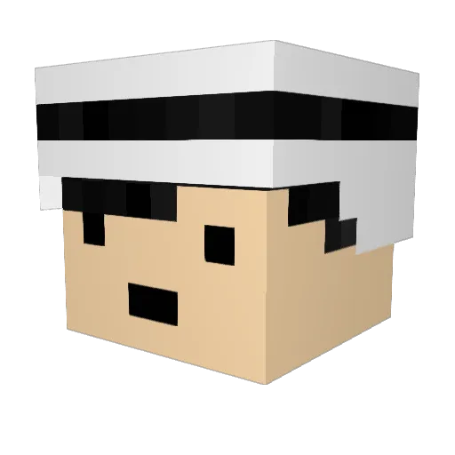 Spiiderman1337 Minecraft avatar head, 3D render
