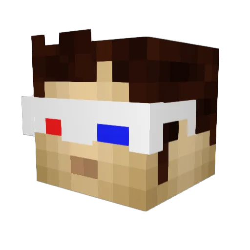 Spike1448 Minecraft avatar head, 3D render