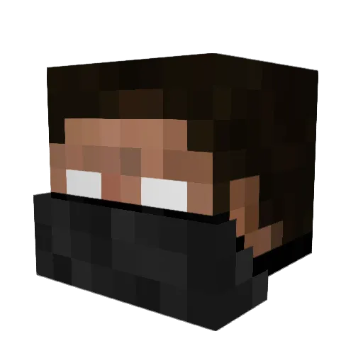 Spike3639 Minecraft avatar head, 3D render